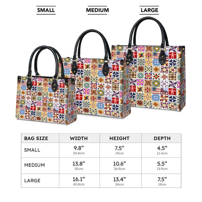 Shineful Leather Bag Quilting Leather Bag Shineful Quilting Blocks
