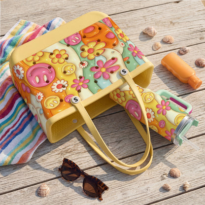 Shineful Bundle Beach Bag And Tumbler Sunny Smile