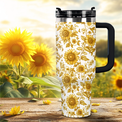 Shineful Tumbler Golden Sunflower Bloom