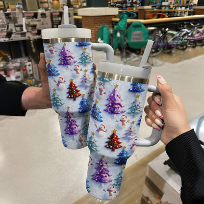 Shineful Glossy Tumbler Colorful Christmas