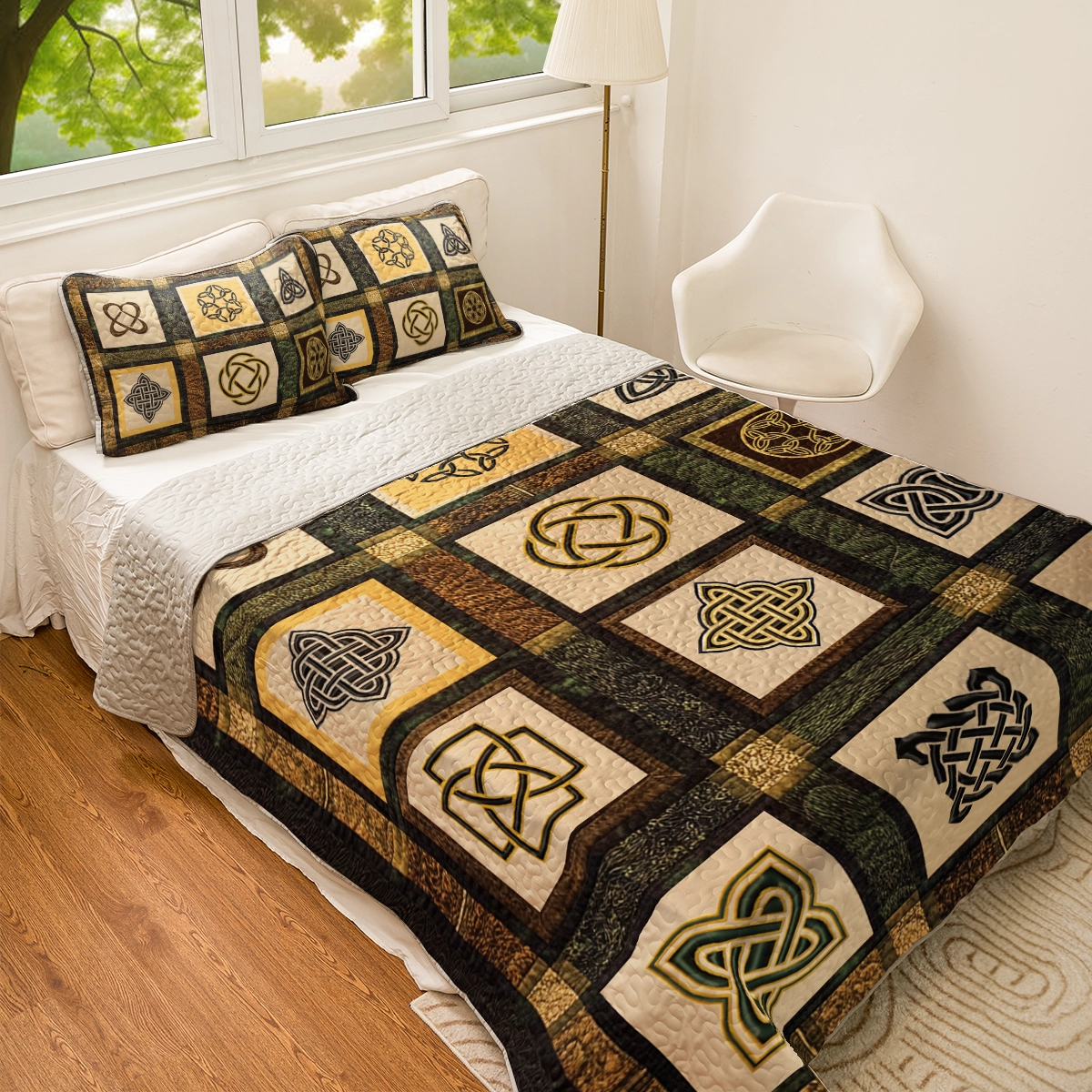 Shineful All Season Quilt 3-Piece Set - Celtic Knot Heritage