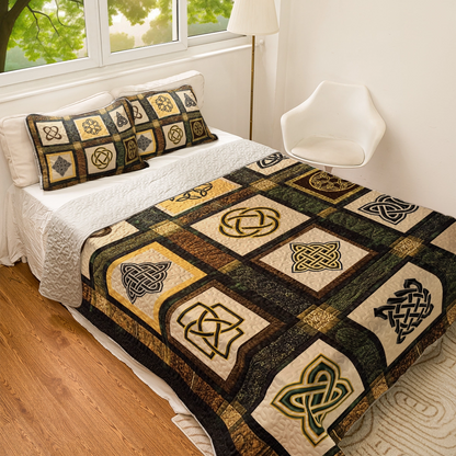 Shineful All Season Quilt 3-Piece Set - Celtic Knot Heritage
