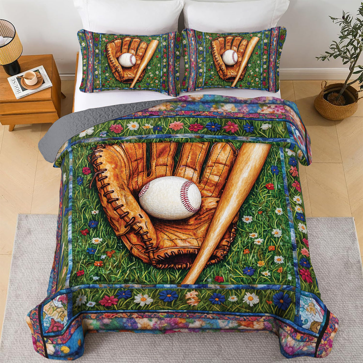 Shineful All Season Quilt 3-Piece Set - Home Run Heritage
