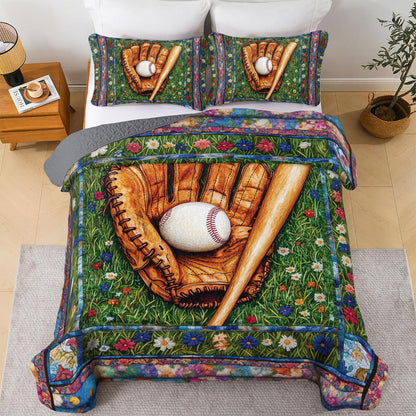 Shineful All Season Quilt 3-Piece Set - Home Run Heritage