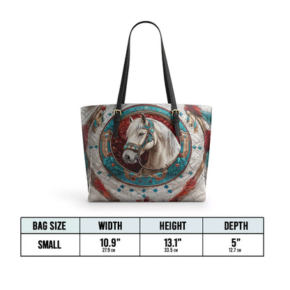 Shineful Leather Tote Bag -  Native Grace
