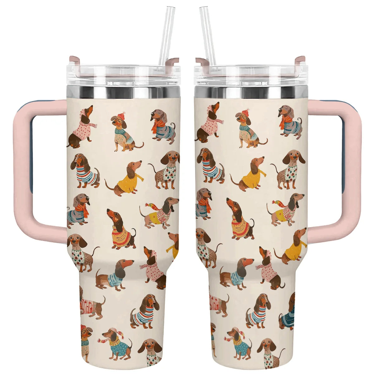 Shineful Bundle Beach Bag And Tumbler Dachshund Fashion Wiener