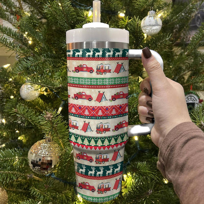 Shineful Tumbler Camping Christmas