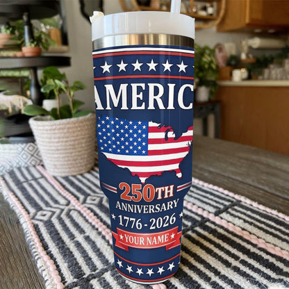 Shineful Tumbler America 1776–2026 Personalized Legacy