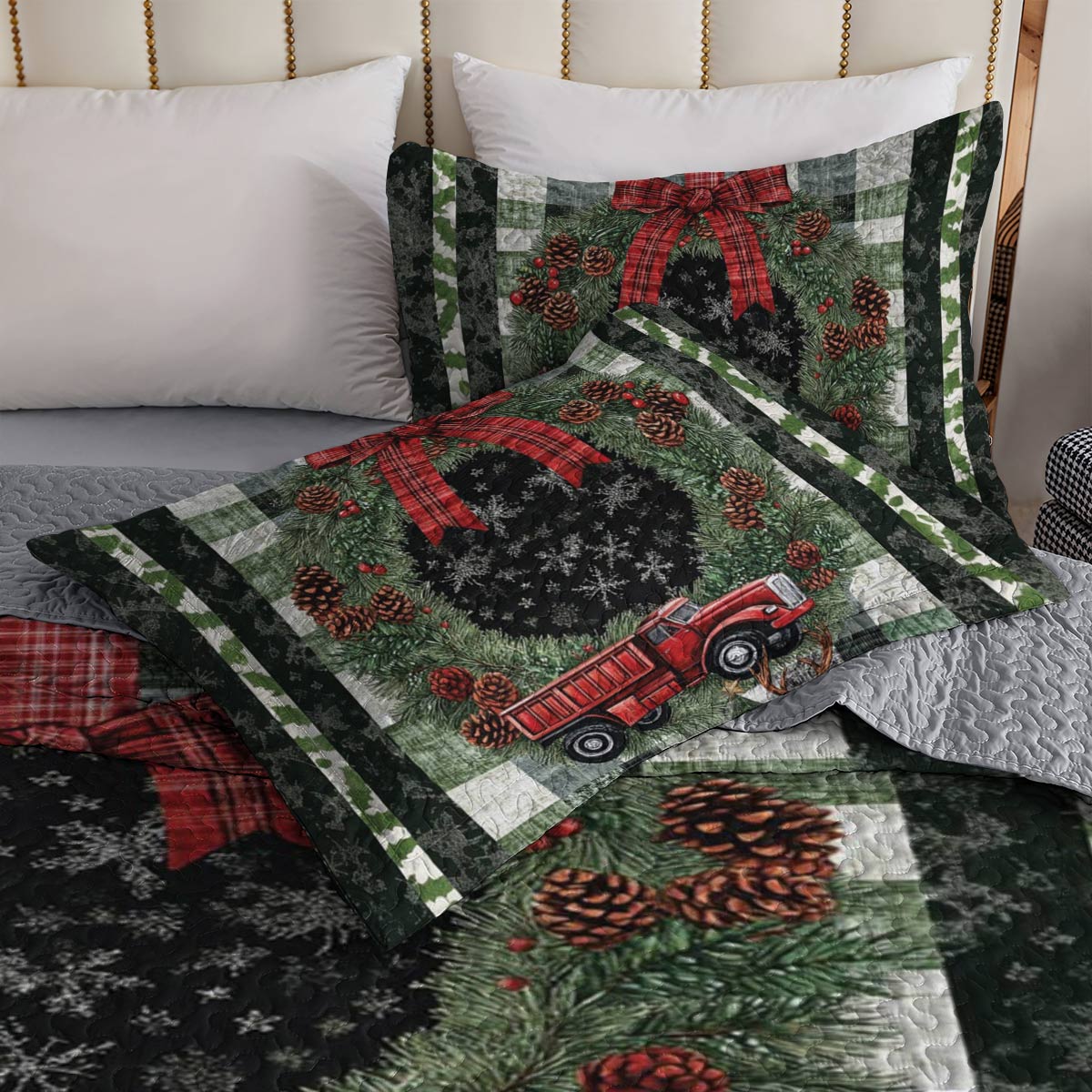 Shineful All Season Quilt 3-Piece Set Festive Farm