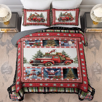 Shineful All Season Quilt 3-Piece Set - Christmas Holiday Haul