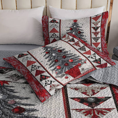 Shineful All Season Quilt 3-Piece Set Holiday Joy