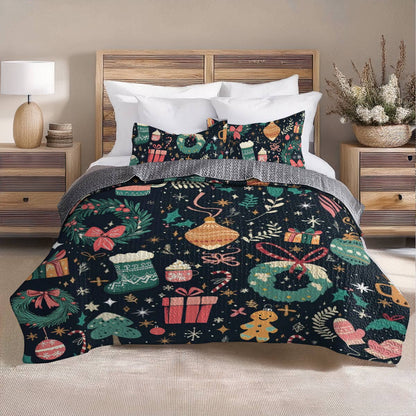 Shineful All Season Quilt 3-Piece Set Christmas Magic