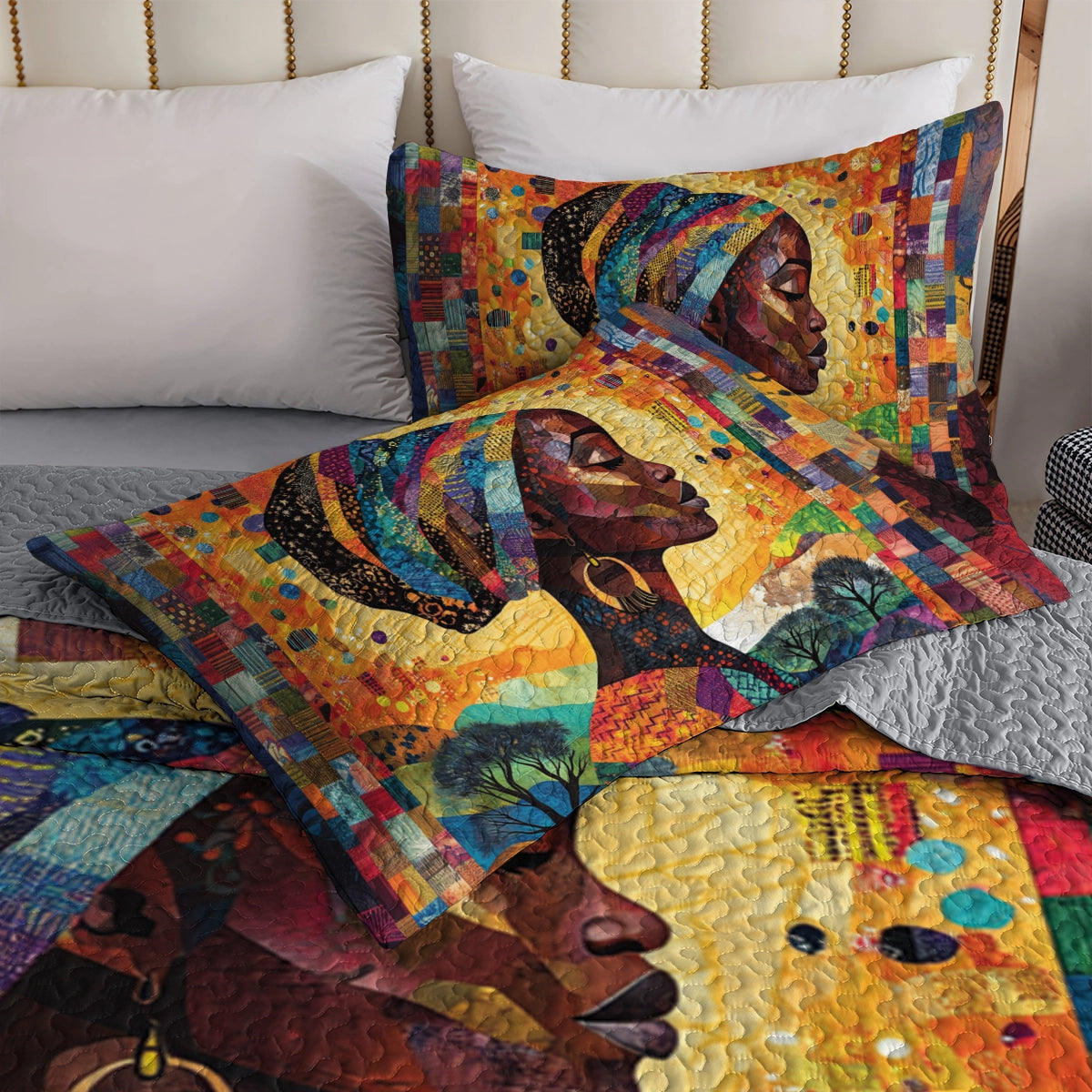 Shineful All Season Quilt 3-Piece Set Eternal Heritage