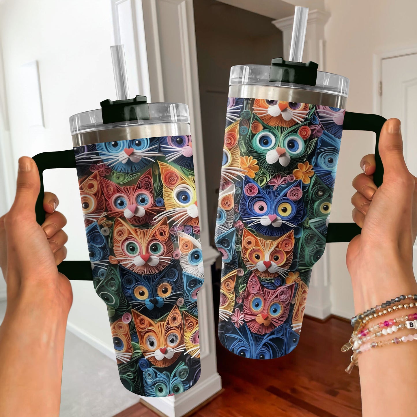 Shineful Glossy Tumbler Kitty Krew