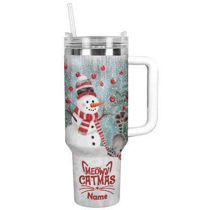Shineful Personalized Tumbler Snowy Friends