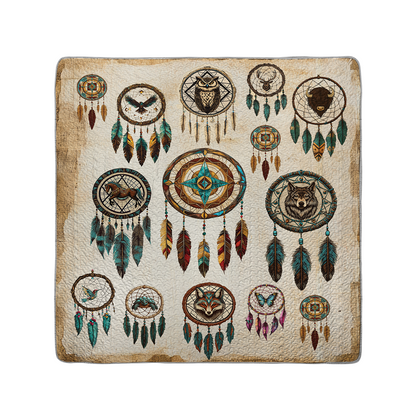 Shineful All Season Quilt 3-Piece Set Spirit Guide Dreamcatcher