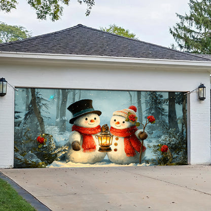 Shineful Door Cover Frosty Love Scene