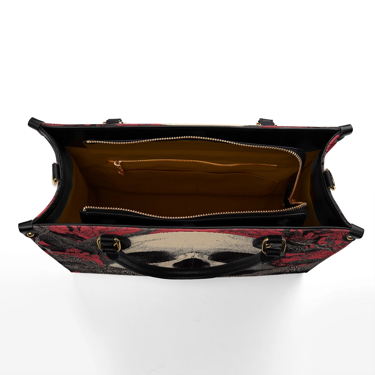 Shineful Leather Bag Redbound Skull