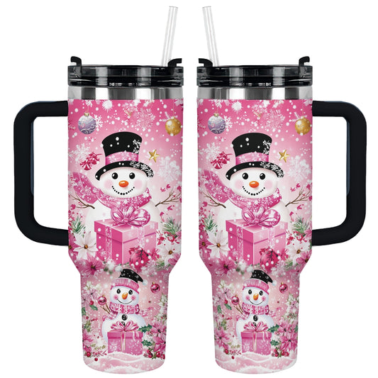 Shineful Tumbler Blushing Snowman Christmas