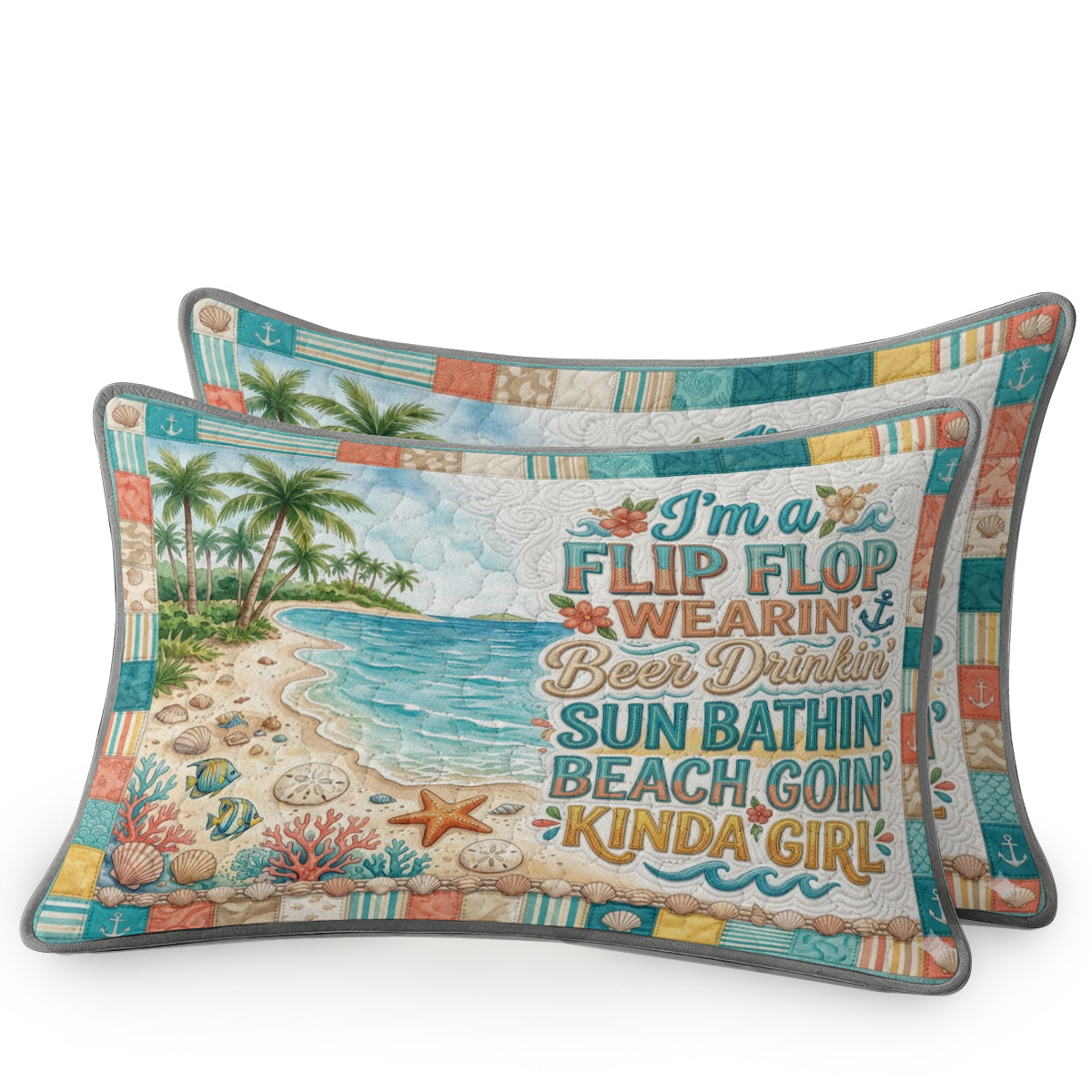 Shineful All Season Quilt 3-Piece Set Sunny Tide