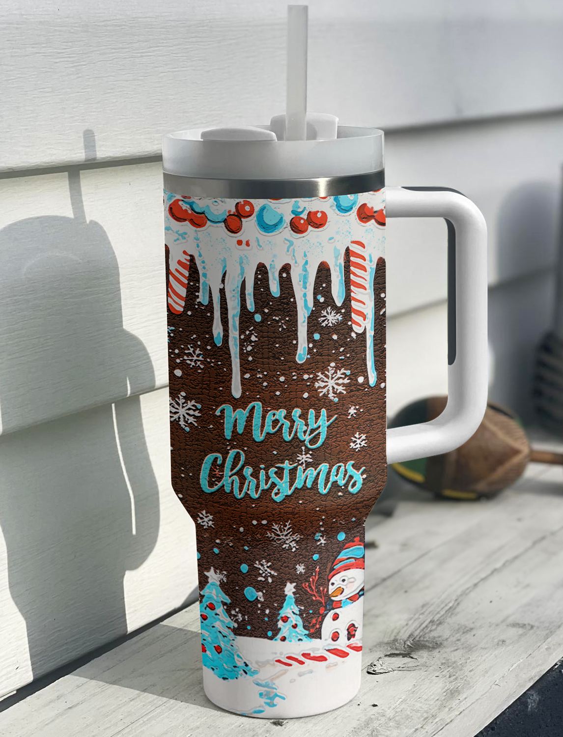 Shineful Glossy Tumbler Merry Frostmas