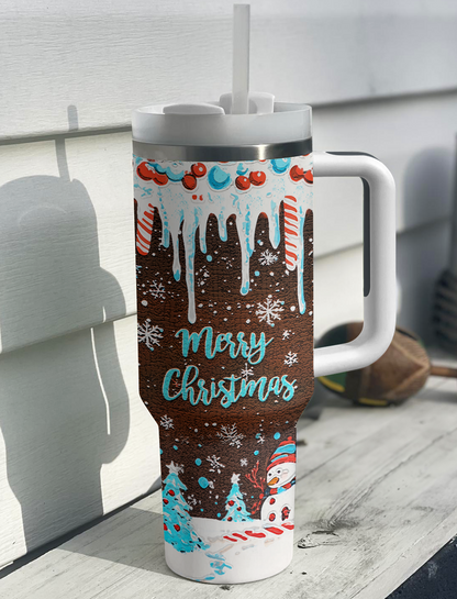 Shineful Glossy Tumbler Merry Frostmas