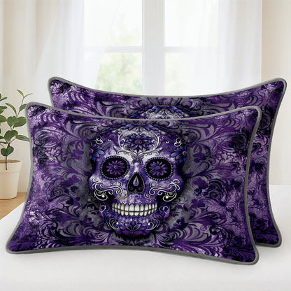 Shineful Quilt 3-Piece Set Gorgeous Mandala Skull