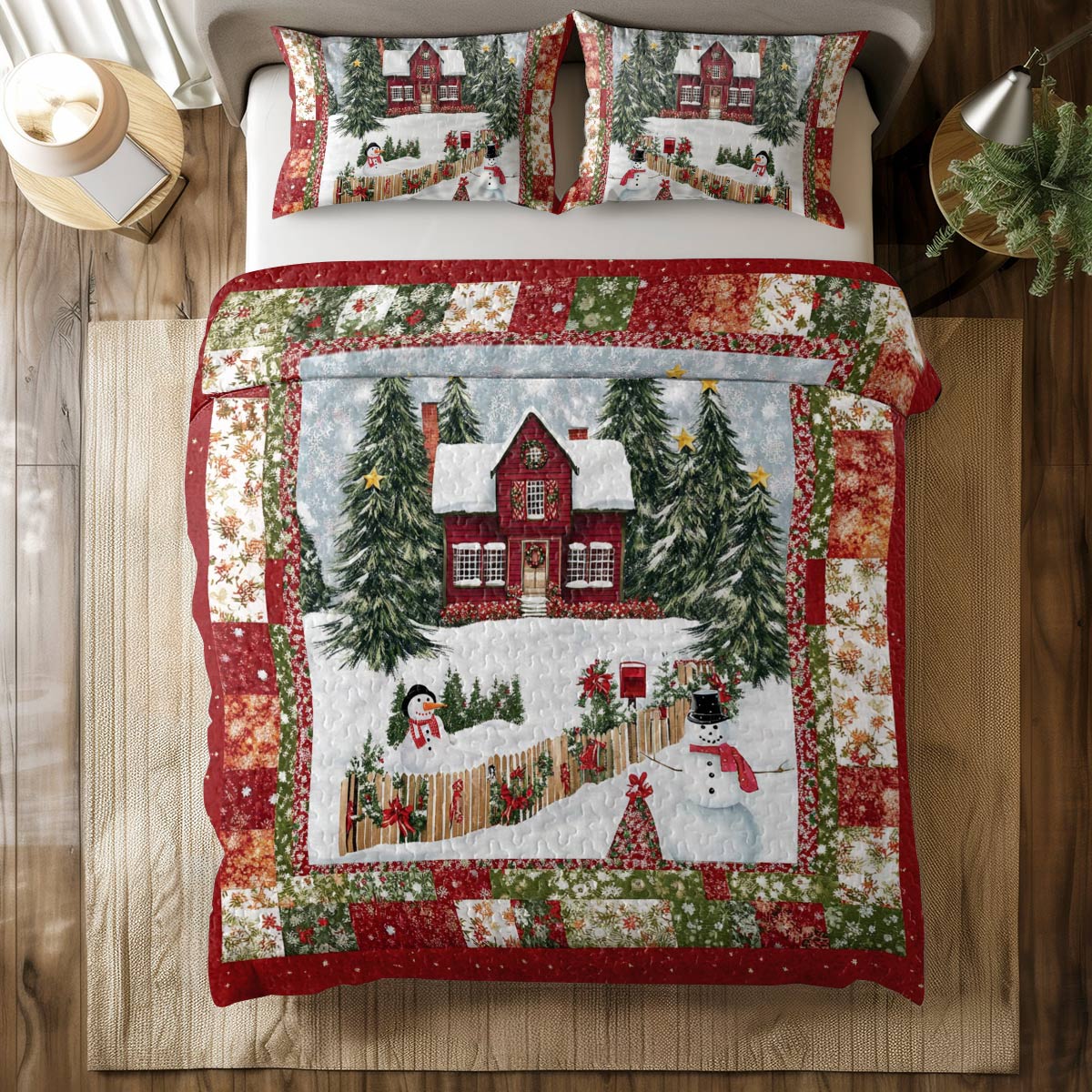 Shineful All Season Quilt 3-Piece Set Winter Dreams