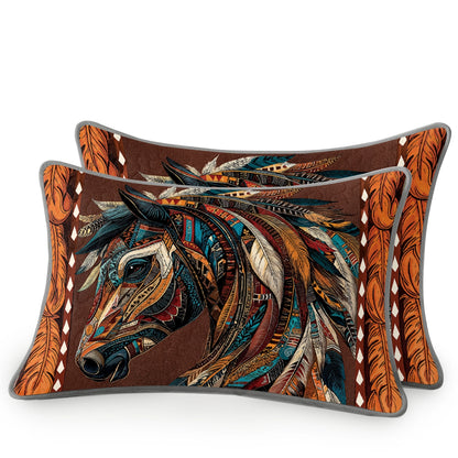 Shineful All Season Quilt 3-Piece Set Spirit of the Horse