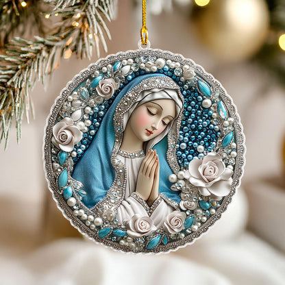 Shineful 2D Acrylic Ornament Mary’s Blue Rose