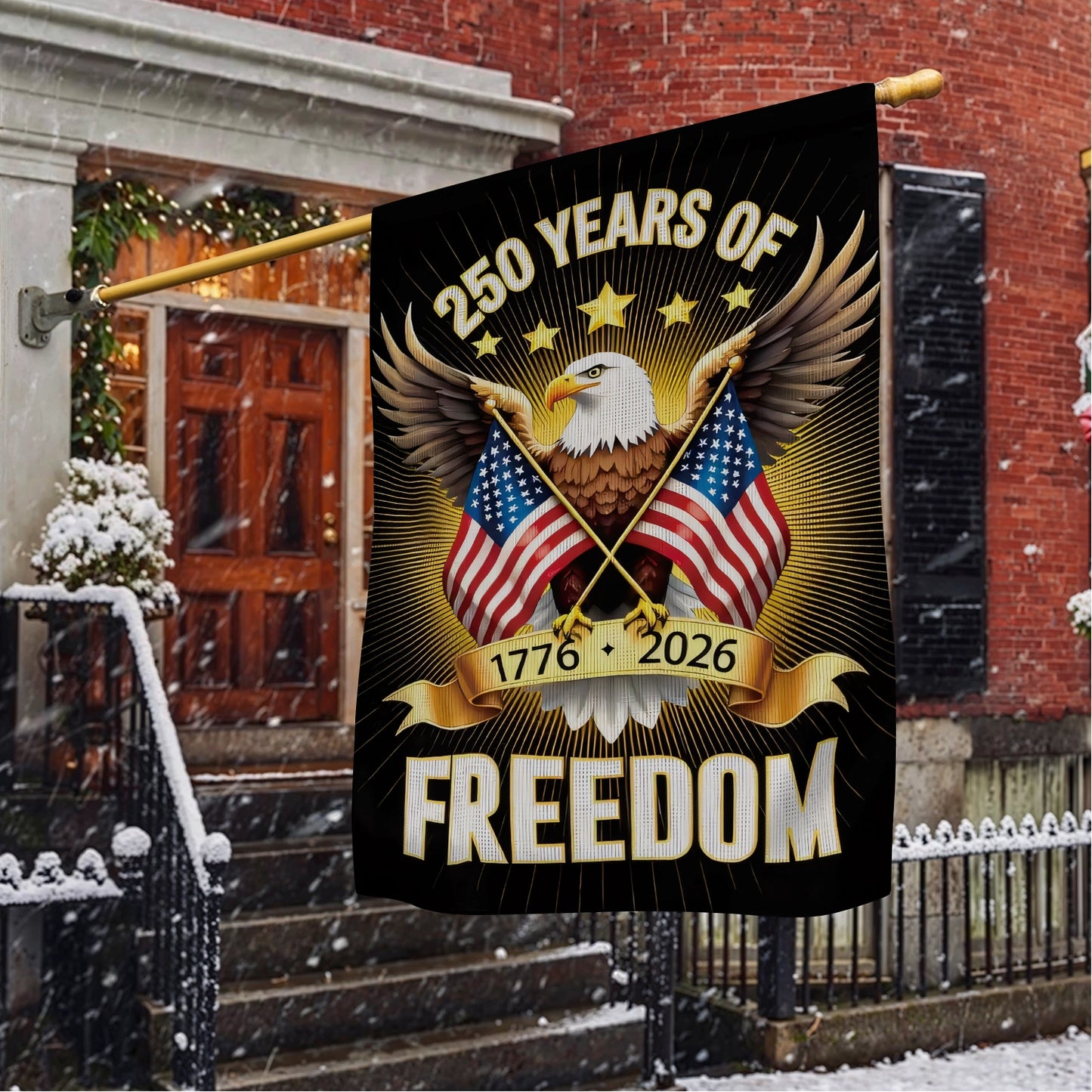 Shineful House Flag 30" x 40" - Liberty Endures