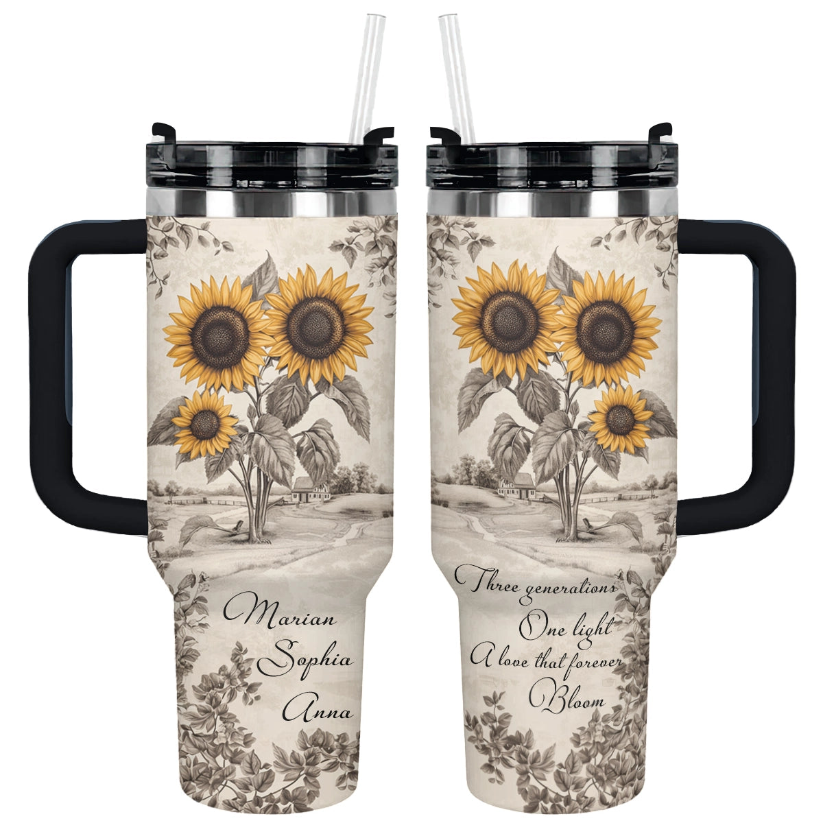 Shineful Tumbler Personalized Generations of Sunshine