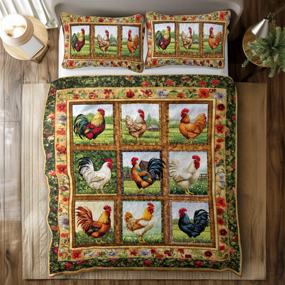 Shineful All Season Quilt 3-Piece Set - Rustic Rooster Haven
