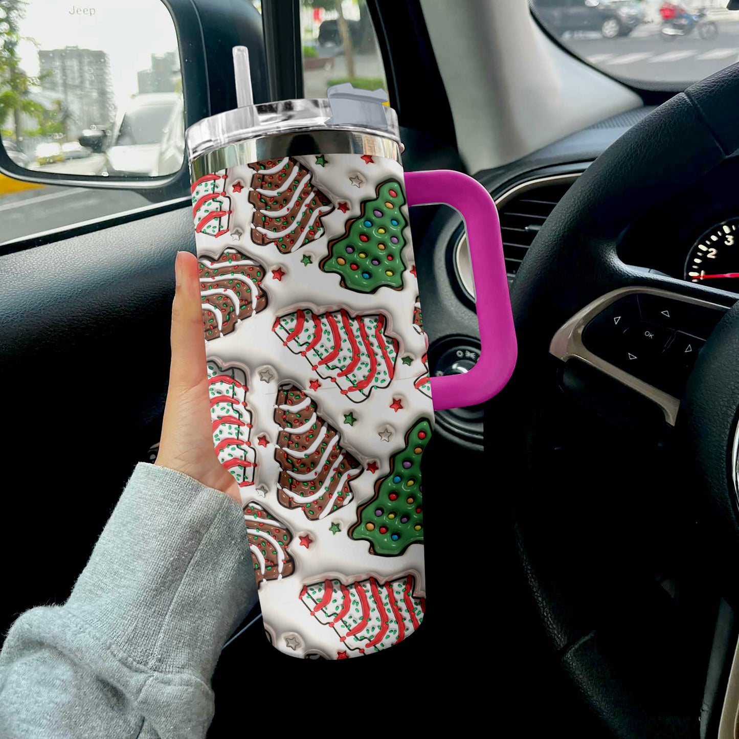 Shineful Glossy Tumbler Gingerbread Joy