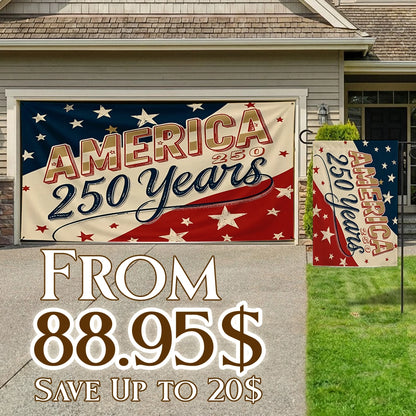 Shineful Bundle Garage and Garden Flag - A Nation Built to Last