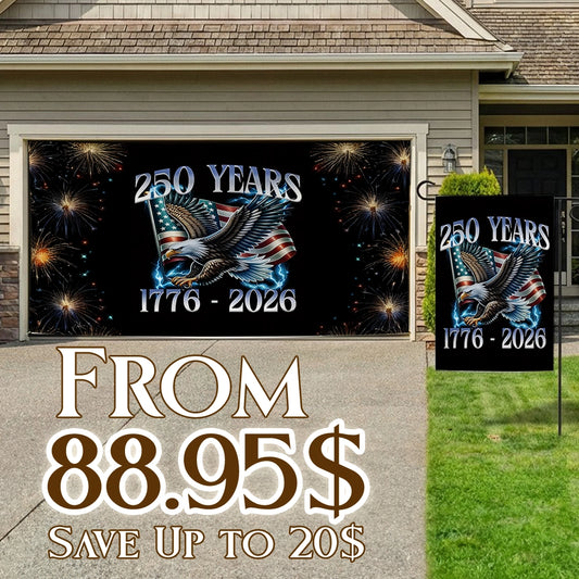 Shineful Bundle Garage and Garden Flag - America Unleashed