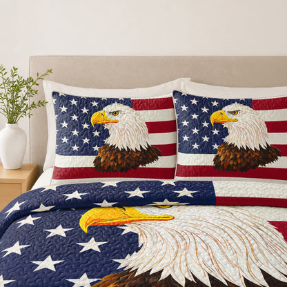 Shineful Quilt 3-Piece Set American Eagle