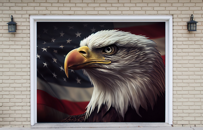 Shineful Garage Door Banner Decoration American Eagle