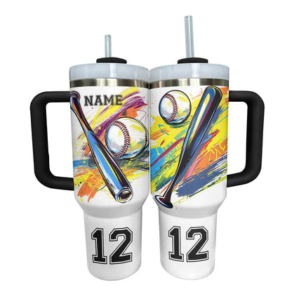 Shineful Personalized Tumbler Game Day Baseball