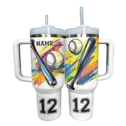 Shineful Personalized Tumbler Game Day Baseball