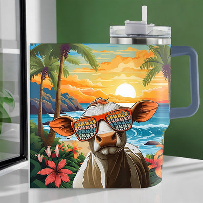 Shineful Tumbler Fancy Cow's On Vacation