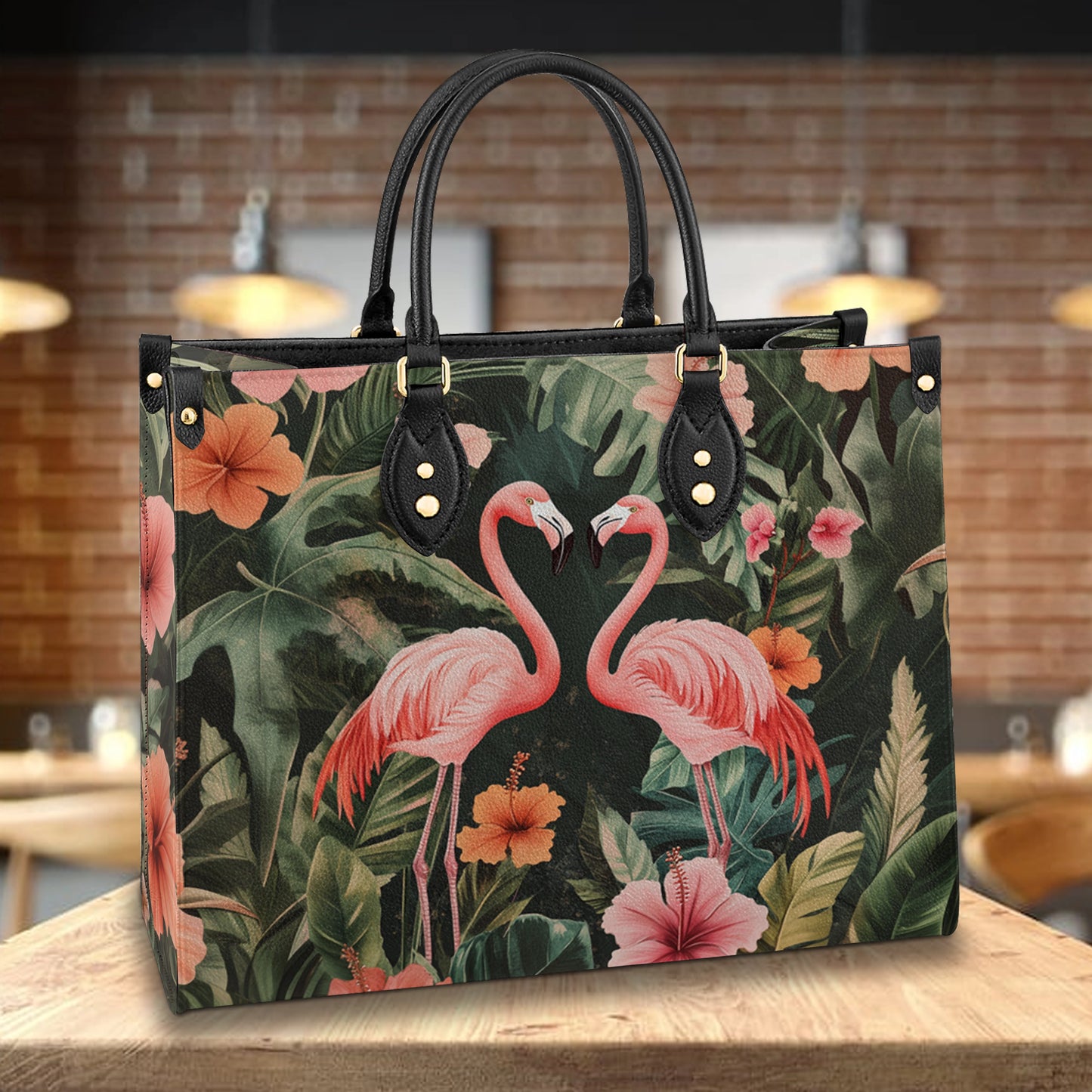 Shineful Leather Bag Flamingo Heaven Lovers
