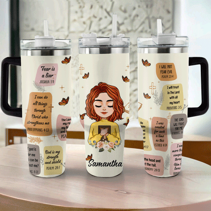 Shineful Tumbler Christian Bible Verse Affirmations Personalized TH7