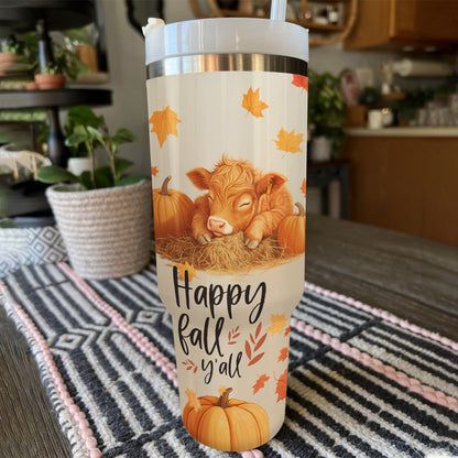 Shineful Tumbler Happy Autumn Baby Cow