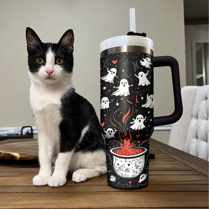 Shineful Tumbler Ghostly Sips Halloween