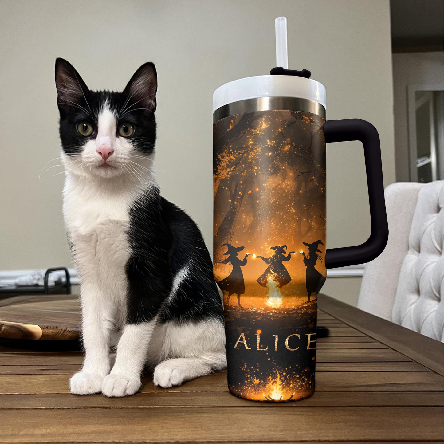Shineful Tumbler Personalized Midnight Witches