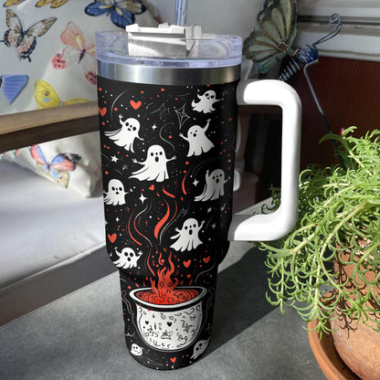 Shineful Tumbler Ghostly Sips Halloween