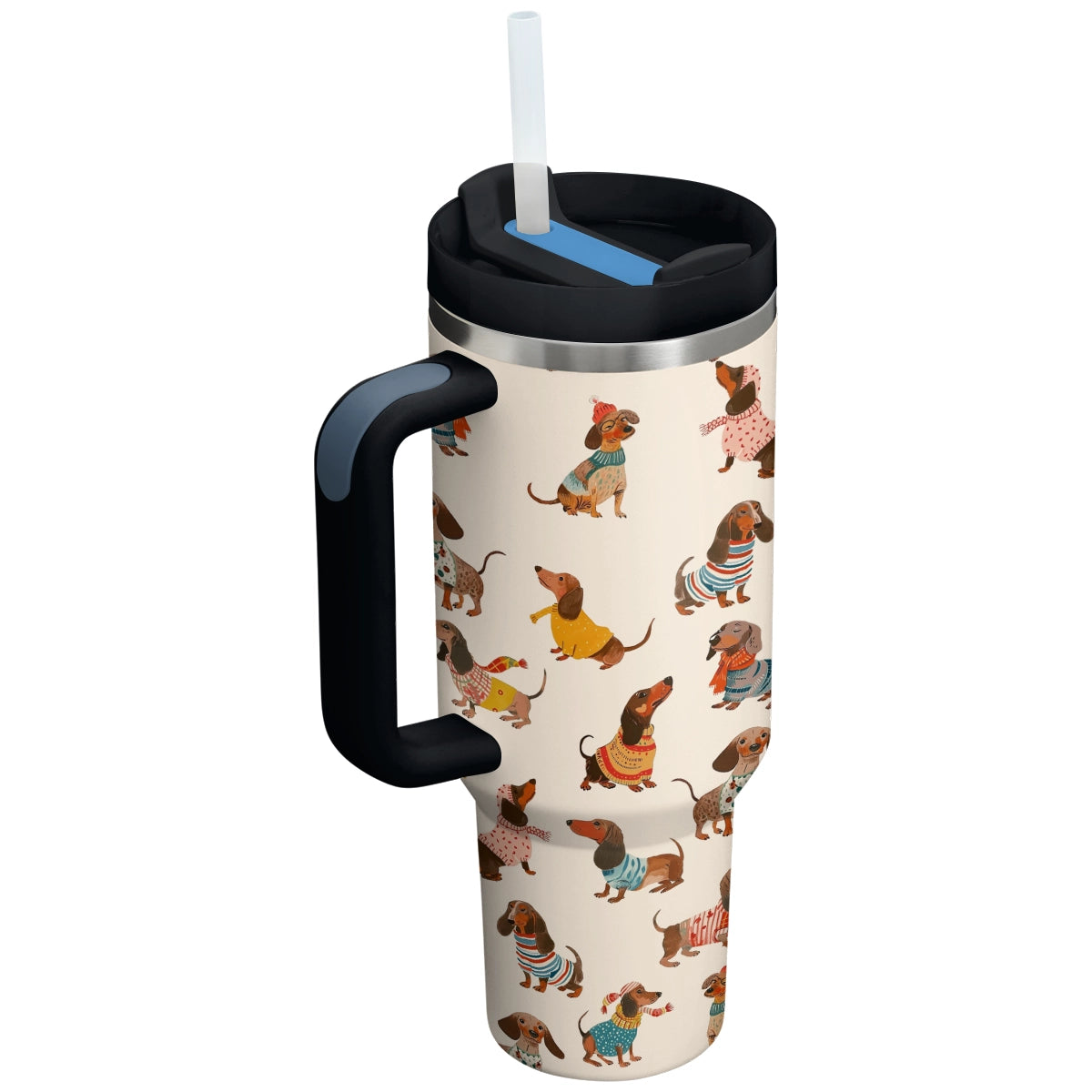 Shineful Lid Tumbler With Handle
