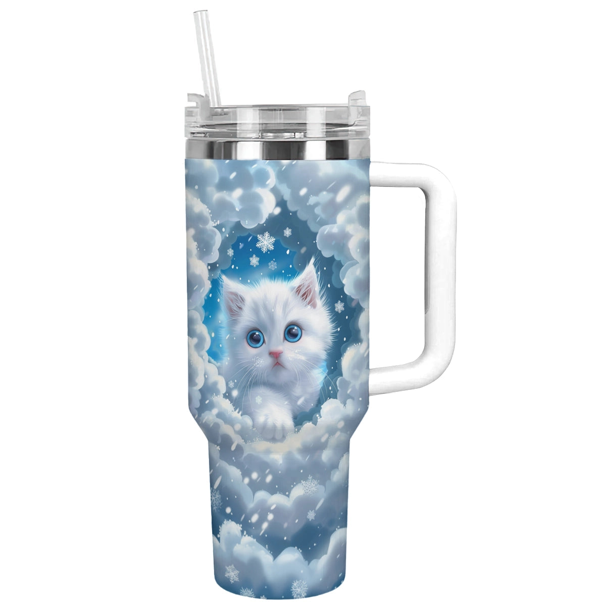 Shineful Tumbler Cat Snow v2