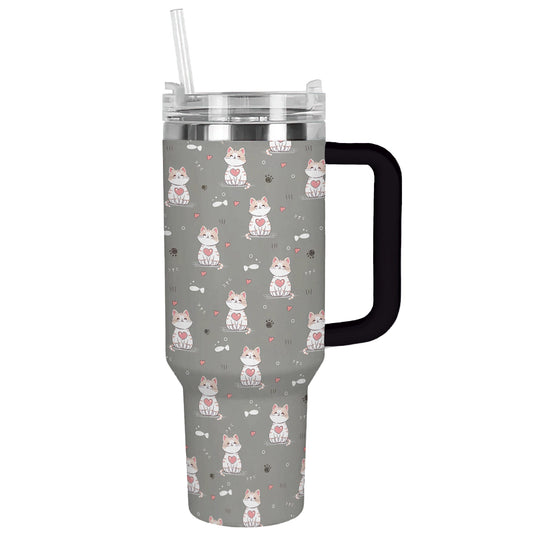 Shineful Tumbler Cat Heart
